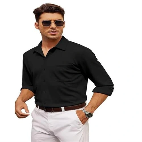 CALVIN KLEIN MENS SHIRT BLACK-XXL