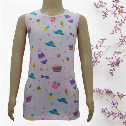 PINK & BLUE - KID'S TOP PINK - FREE SIZE