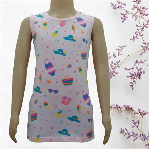 PINK & BLUE - KID'S TOP PINK - FREE SIZE