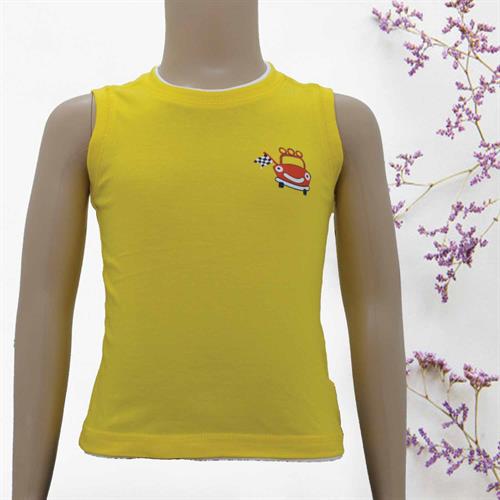 CHIRGIE PIE KID'S TOP - YELLOW - FREE SIZE