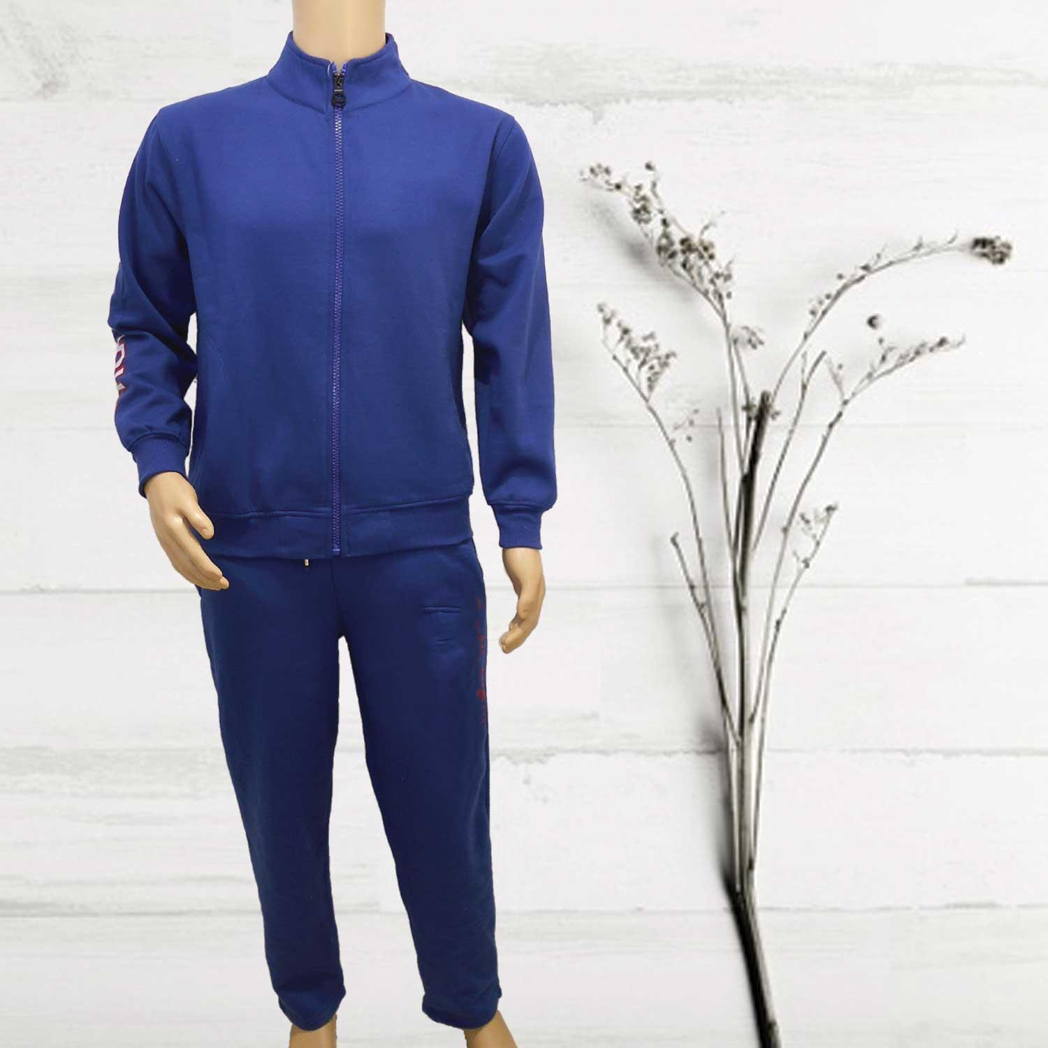 MENS WINTER TRACK CHINAR SUIT BLUE