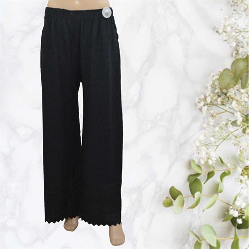 PLAZO PARIS - BLACK - FREE SIZE