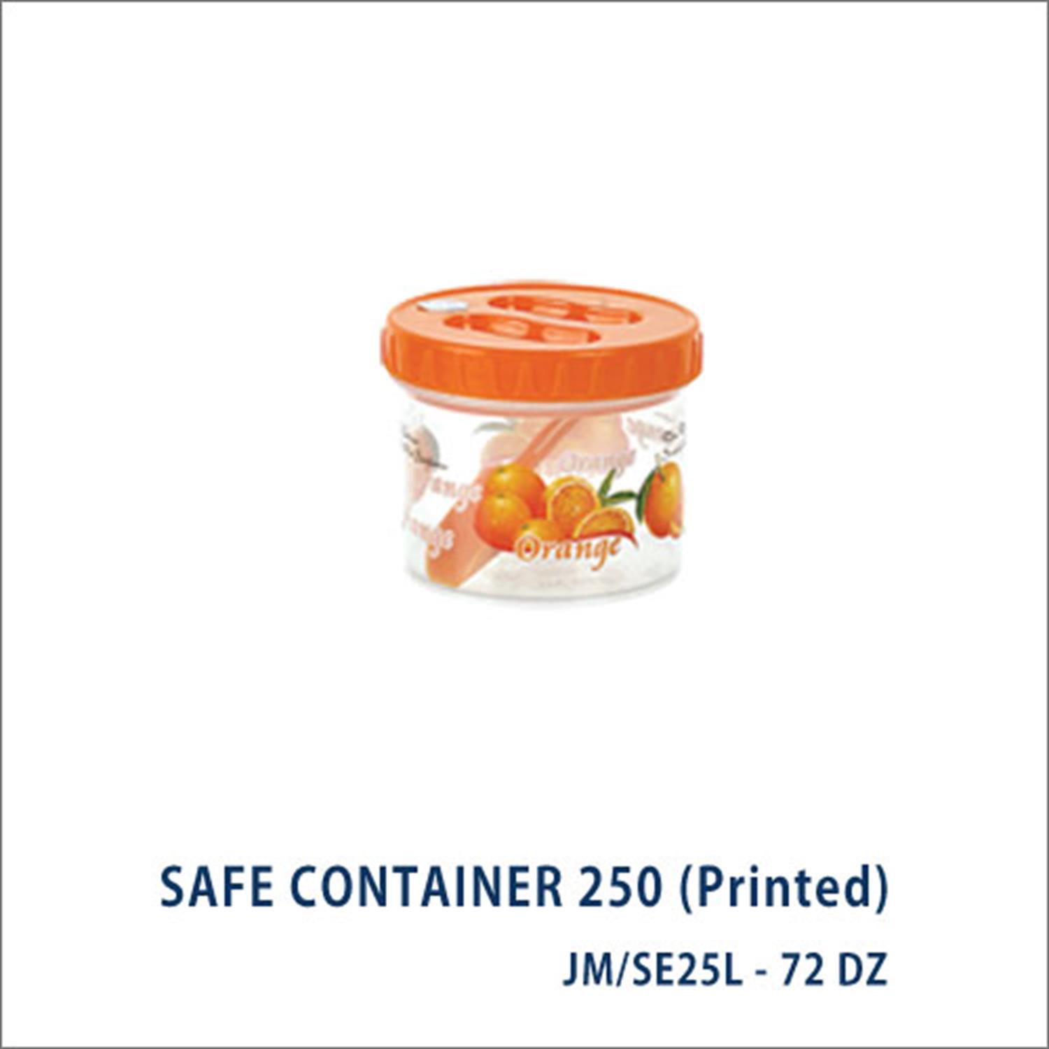 BHAWANI CONTAINER 250 (ORANGE) 1PC