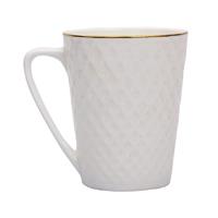 BHARAT FINE BONE MILK MUG EMBOSSED