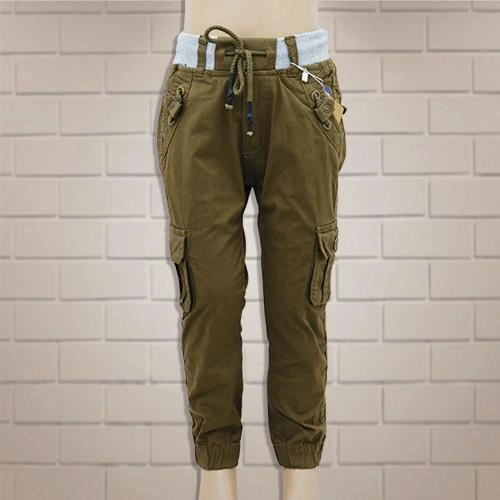 KIDS OVS TROUSER PANT BROWN- 4Y