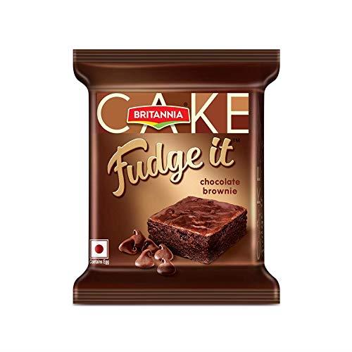 BRITANNIA CAKE FUDGE CHOCOLATE BROWNIE 120G