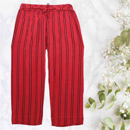 PARIS FASHION PLAZZO LINING RED- XL