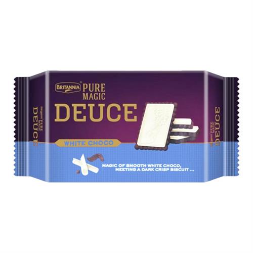 BRITANNIA PURE MAGIC DEUCE WHITE CHOCO 60GM