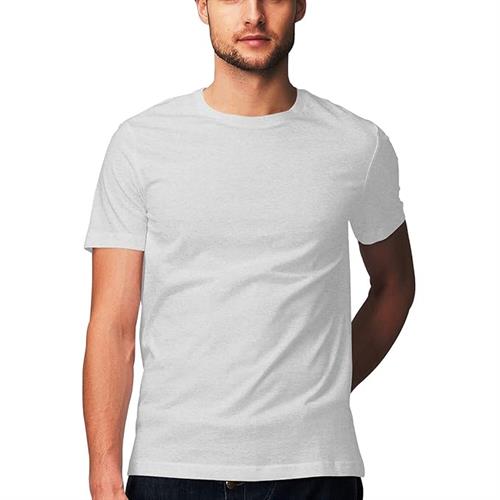 OMM MENS T-SHIRT MELANGE GREY SIZE-M