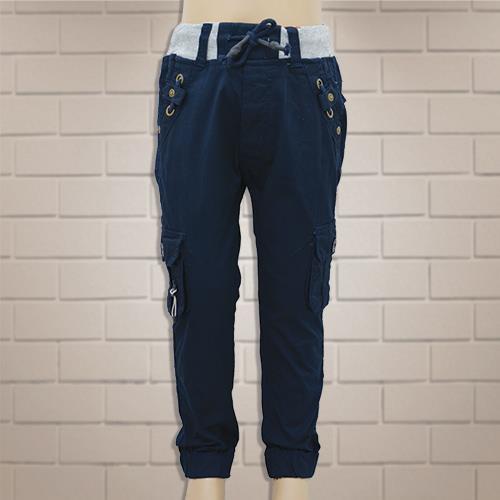 KIDS OVS TROUSER PANT NAVY BLUE- 4 Y