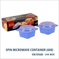 BHAWANI PLASTIC SPIN 600 2 PCS. MICROWAVE CONTAINER SET