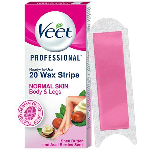  Veet Professional Waxing Strips Kit for Normal Skin