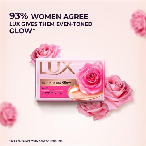 LUX EVEN-TONED GLOW SOAP 3*150GM