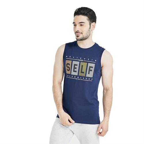 INFUSE MANS T-SHIRT NAVY BLUE SIZE-XL