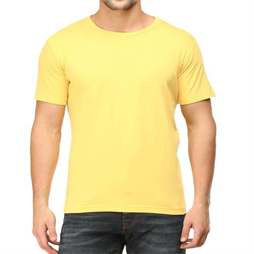 OMM MENS T-SHIRT LIGHT YELLOW SIZE-M
