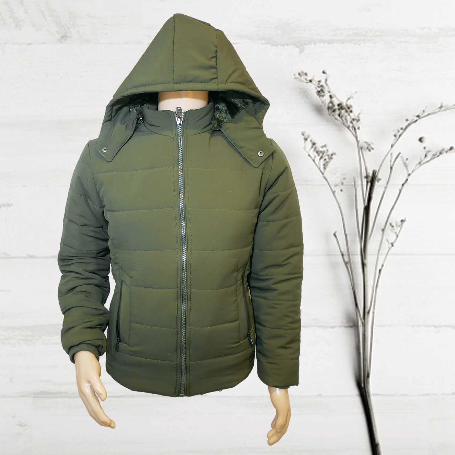 MENS JACKET LVS 8 GREEN SIZE-M