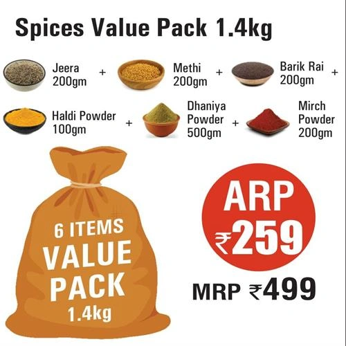 SPICES VALUE PACK 1.4 KG