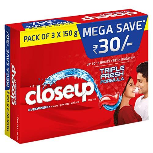 CLOSUP TRIPLE FRESH 150GM*3=450GM