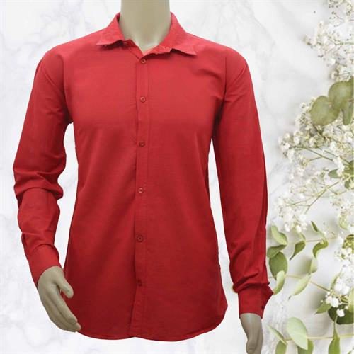 DELTA CASUAL SHIRT RED- M