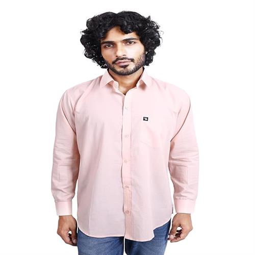 STARPICK MENS SHIRT LIGHT PINK-L