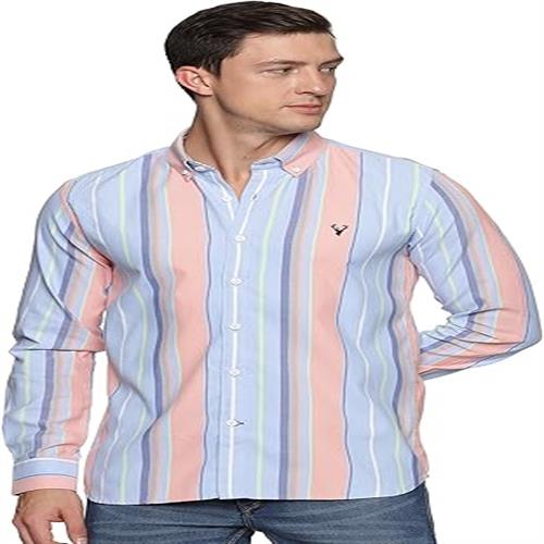 LONDON FOX MENS SHIRT LIGHT PINK -M 