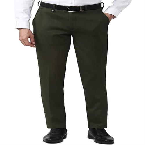 VINTAGE MENS TROUSER OLIVE GREEN-34