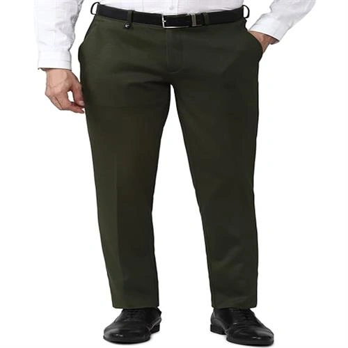 VINTAGE MENS TROUSER OLIVE GREEN-34